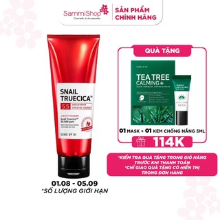 Some By Mi Sữa rửa mặt Snail Truecica Miracle Repair Low PH Gel Cleanser 100ml