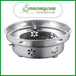 Bếp cồn lẩu nướng Inox hoa văn 24cm
