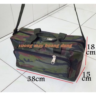 TÚI ĐỒ NGHỀ NGANG NHỎ DÀY HAI LỚP CAO CẤP HÀNG CÔNG TY