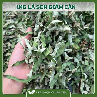 Lá sen khô nguyên chất 1kg, trà lá sen giảm cân tiêu mỡ giúp ngủ ngon hạ mỡ máu Mộc Lâm