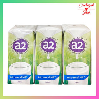 SỮA TƯƠI TIỆT TRÙNG NGUYÊN KEM A2 FULL CREAM DẠNG NƯỚC 200ml