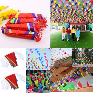   100m  Dây cờ đuôi nheo tam giác trang trí nhà cửa sự kiện lễ hội tết  sân vườn trường học khu du lịch đền chùa 