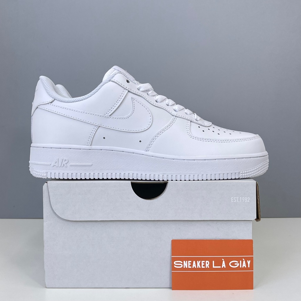 Giày Air Force 1 Low White - Af1 Trắng full - Best Quality Fullbox