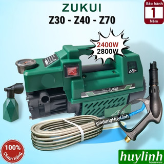 Máy rửa xe Osaka 2000W - Zukui S1 S2 S3 - 2400W - Tặng bình xà bông [Zukui Z20 Z30 Z40 Z70] - Tự hút nước - Tự ngắt