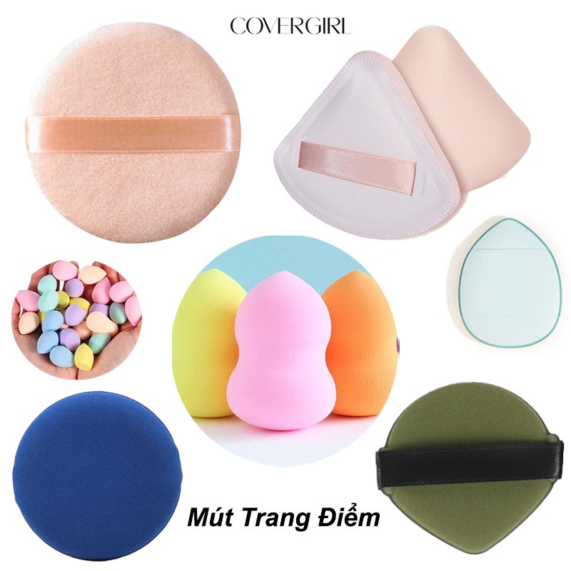 COVERGIRL - Bông Phấn Trang Điểm Tạo Khối, Đánh Nền, Phấn Phủ, Che Khuyết Điểm,..- Bông Mút Trang Đi