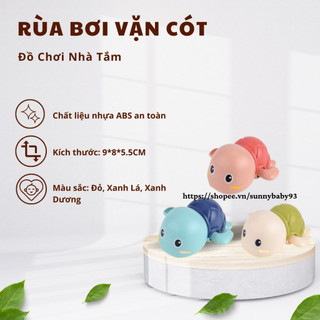 Đồ chơi nhà tắm - Rùa Bơi Vặn Cót nhiều màu sắc đáng yêu