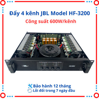 Cục đẩy công suất 4 kênh U.B.L HD-3200 Công suất 600W/kênh,chơi 2 cặp Full đơn coil 76,Tiếng sáng,sạch.