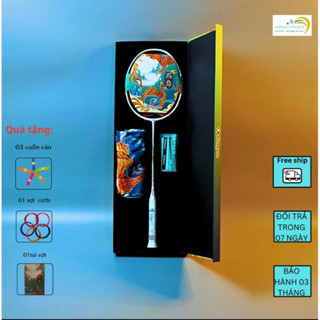 Vợt kumpoo phượng chính hãng max 14,5kg full box bảo hành 3 tháng được lên cước sẵn 11kg