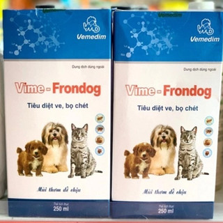 XỊT TRỊ VE RẬN CHÓ MÈO VIME FRONDOG