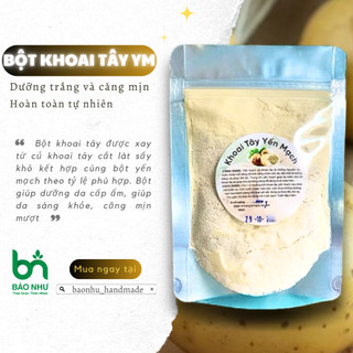 Mặt nạ bột khoai tây yến mạch cấp ẩm căng mịn
