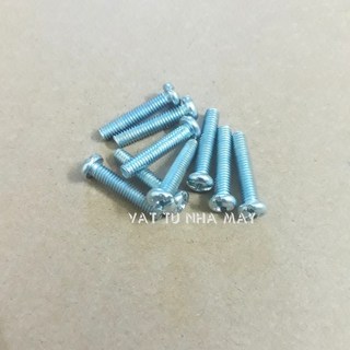 Vít bake đầu tròn thân bulong M3x10 (100 con)
