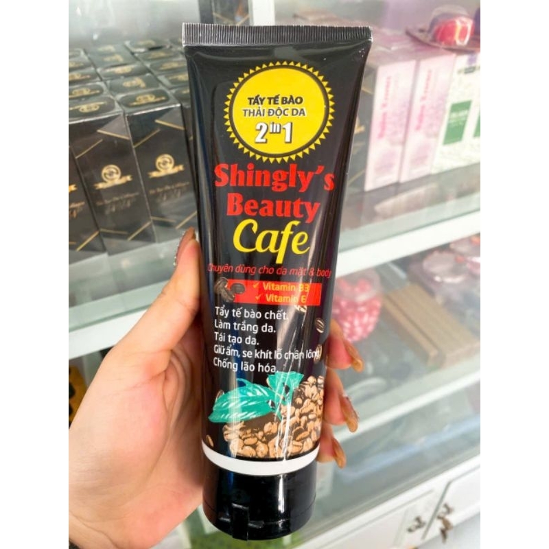 kỳ tế bào chết toàn thân cafe