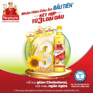 [ PHIÊN BẢN MỚII] Dầu ăn Neptune Light 1L..