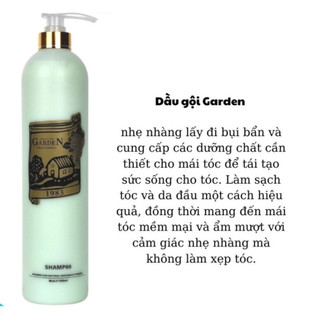 Dầu gội cặp Garden xanh 1000ml*2 _SSGD