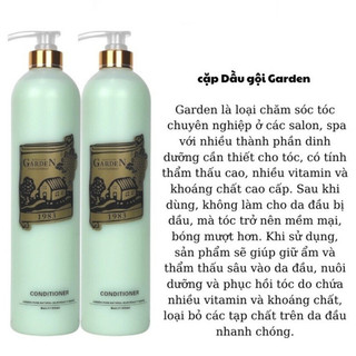 Dầu gội cặp Garden xanh 1000ml*2 _SSGD