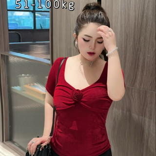 Béo Design bigsize - Áo thun bông hoa Nữ bigsize 50kg đến 100kg