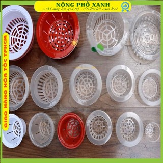 Các loại rọ lớn nhỏ trồng thuỷ canh cây thuỷ sinh nhựa cao cấp