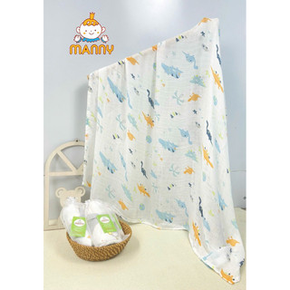 Khăn tắm sợi tre cao cấp Manny mềm mịn, an toàn, thấm hút mồ hôi, Khăn tắm cho bé