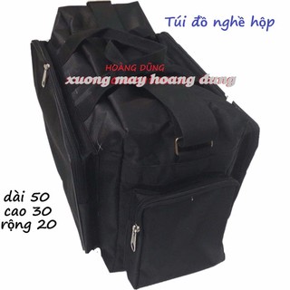 Túi đồ nghề kỹ thuật cơ điện lạnh ngang hộp đại loại tốt dày 2 lớp
