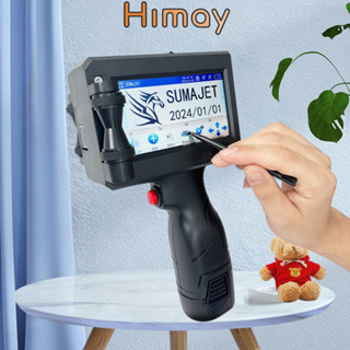 Máy in date cầm tay GEMAT phiên bản tiếng việt chiều cao in 2 đến 12.7mm chuyên in hạn sử dụng mã qr logo in mọi bề mặt