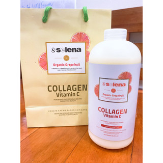 Dầu gội bưởi Selena Vitamin C, Bộ Dầu Gội Dầu Xả Bưởi Giảm Rụng Tóc Phục Hồi Hư Tổn 800ml