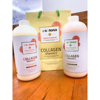 Dầu gội bưởi Selena Vitamin C, Bộ Dầu Gội Dầu Xả Bưởi Giảm Rụng Tóc Phục Hồi Hư Tổn 800ml
