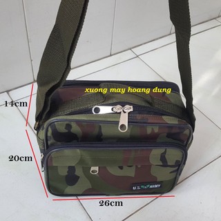 Túi đựng đồ nghề đa năng kỹ thuật viễn thông rằn ri hoặc xanh lính , xanh rêu size nhỏ loại tốt