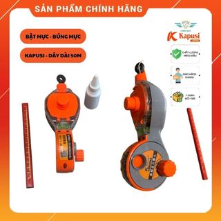 Dây búng mực bật mực, bật mực tự động kapusi 50m