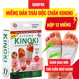 Miếng Dán Chân Nhật Bản Kinoki Giúp Giảm Nhức Mỏi Thư Giãn Ngủ Ngon