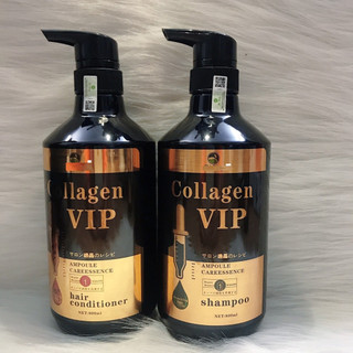 Dầu Gội Xả Collagen Nhật Bản Mẫu Mới 2021 - Cặp gội xả phục hồi hư tổn kích thích mọc tóc _SSV