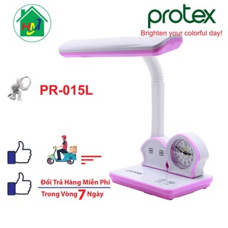 Đèn Học Để Bàn Hình Ngôi Nhà Có Đồng Hồ Protex PR-015L