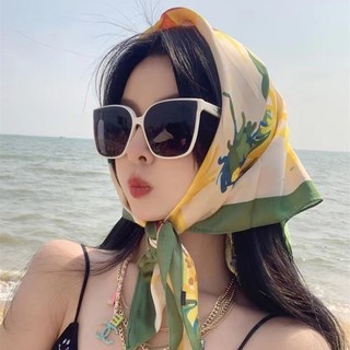 Khăn lụa vuông nhiều họa tiết đa dạng thanh lịch kích thước 70x70cm Thy Thy store