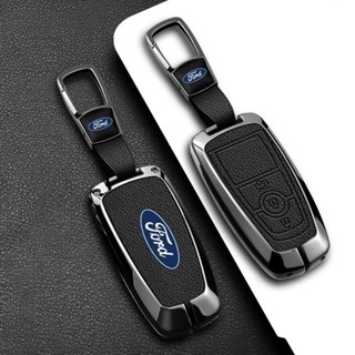  Ốp chìa khoá,vỏ bọc chìa khoá xe Ford everest,witrack đời 2019-2025 Bằng hợp kim và da cao cấp,đầy đủ ốp và móc kèm theo 