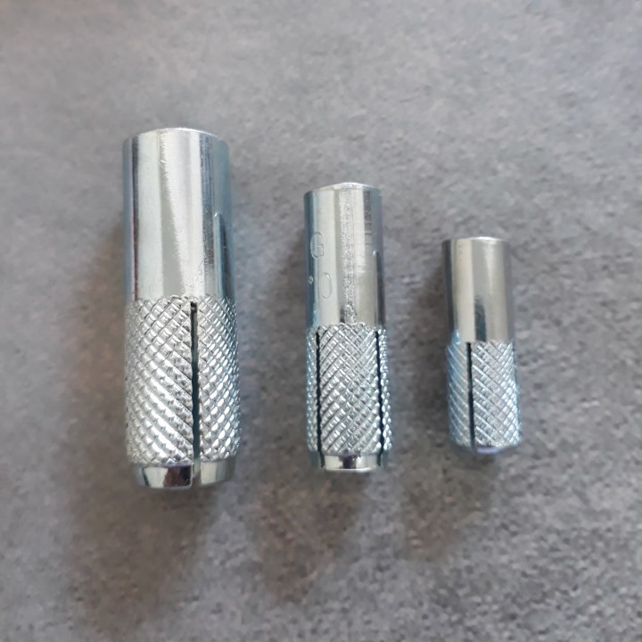 Tắc kê đóng, nở đạn M6-M12 (10 cái)