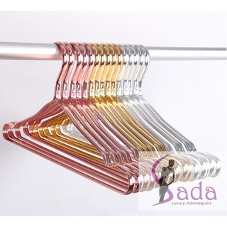 Combo 10 cái móc nhôm đơn dày người lớn dài 41cm gồm 3 màu vàng bạc hồng FREE SHIP RẺ - sada shop