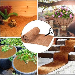 Băng dừa sản phẩm hữu cơ 100% làm từ chỉ xơ dừa, dùng giữ ẩm lót chậu, ươm mầm, trang trí...cuộn 5 mét x khổ 10cm, 20cm