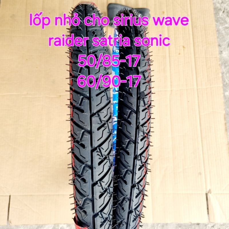 Lốp nhỏ 50 / 60 70 và săm nhỏ cho Sirius, Wave, Dream, Sonic, Satria, Exciter Winner lốp cheetahs vỏ