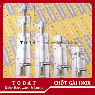 Chốt gài ngang inox đủ kích cỡ từ 10cm đến 60cm