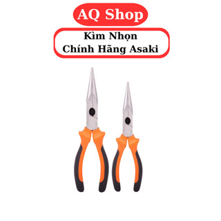 Kìm đầu nhọn ASAKI 6" 8' thép siêu cứng