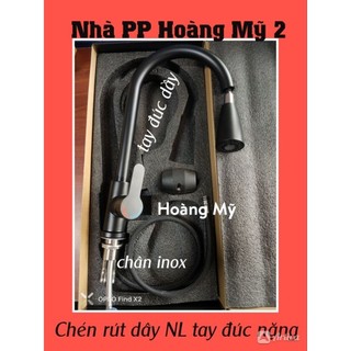 Vòi rửa chén bát Nóng Lạnh VÒI RÚT INOX 304 dây kéo dài thuận tiện