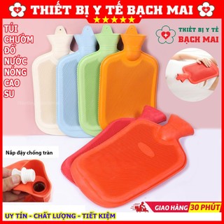 Túi Chườm Đổ Nước Nóng Cao Su Loại To 2000ml [2 Lít]