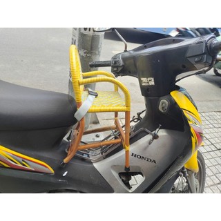 Ghế đi xe máy bằng mây ( Xe ga và xe số)