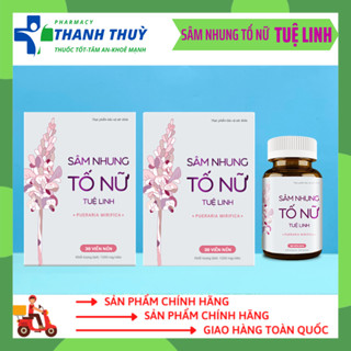 Sâm Nhung Tố Nữ Tuệ Linh [Lọ 30 Viên] Bổ Sung Nội Tiết Tố, Cải Thiện Sinh Lý Nữ, Đẹp Da