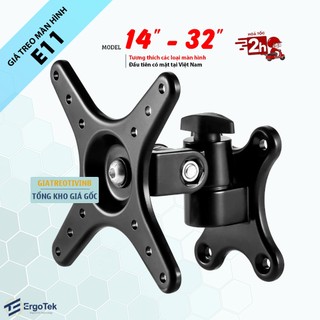 Giá treo màn hình máy tính ErgoTek E11 14 - 17 - 27 - 29 - 32 inch - 100% Hợp kim nhôm - Giá Treo Tivi Đa Năng