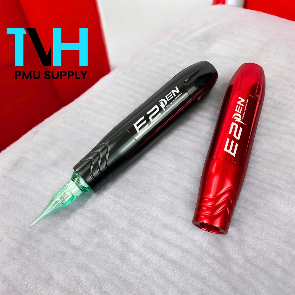 Máy Pen E2 Mini Chính Hãng Phun Xăm Thẩm Mỹ - Máy Pen E2 Logo Chữ Nổi - Máy Pen E2 Mini | DCPX TVH