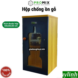 Hộp chống ồn bằng gỗ cho máy xay sinh tố công nghiệp Promix, Omniblend, Vitamix