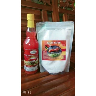 Combo muối nổ bì + dấm hồng