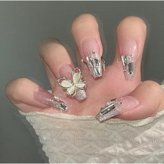 (TP.HCM) Set 24 Móng giả đính đá /Kèm keo/ Z#1