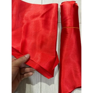 Khăn quàng tổng phụ trách vải phi bóng (1m4)