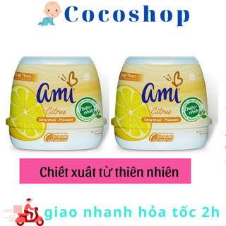 Sáp thơm phòng Ami Citrus hương cam thiên nhiên 200g